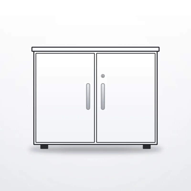 Storage Low Height - configuration drawing