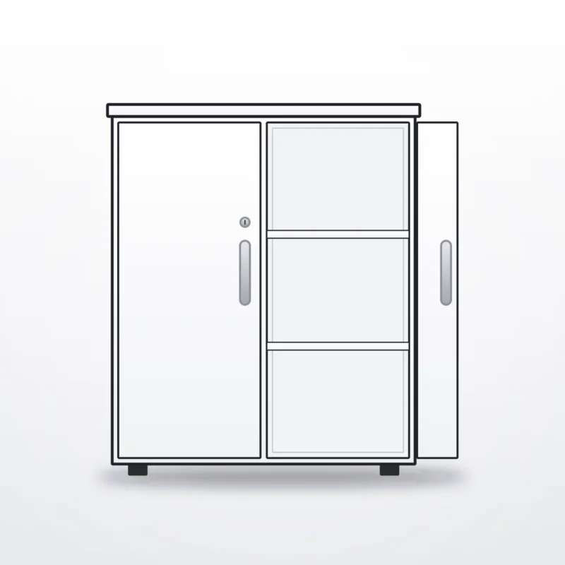 Storage Medium Height - configuration drawing